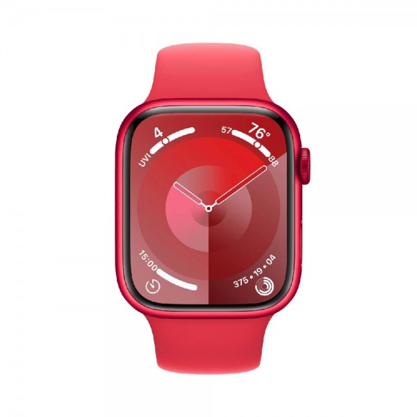 Б/У Apple Watch Series 9 GPS 45mm (PRODUCT) RED Aluminum Case w. (PRODUCT) RED Sport Band