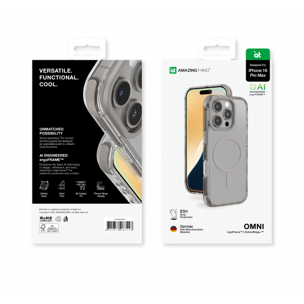Чохол AmazingThing Omni Case для iPhone 16 Pro with MagSafe Grey