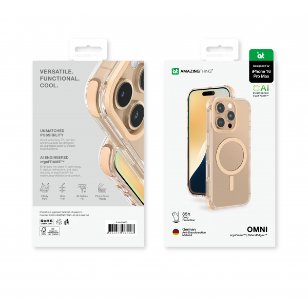 Чехол AmazingThing Omni Case for iPhone 16 Pro Max with MagSafe Rose Gold