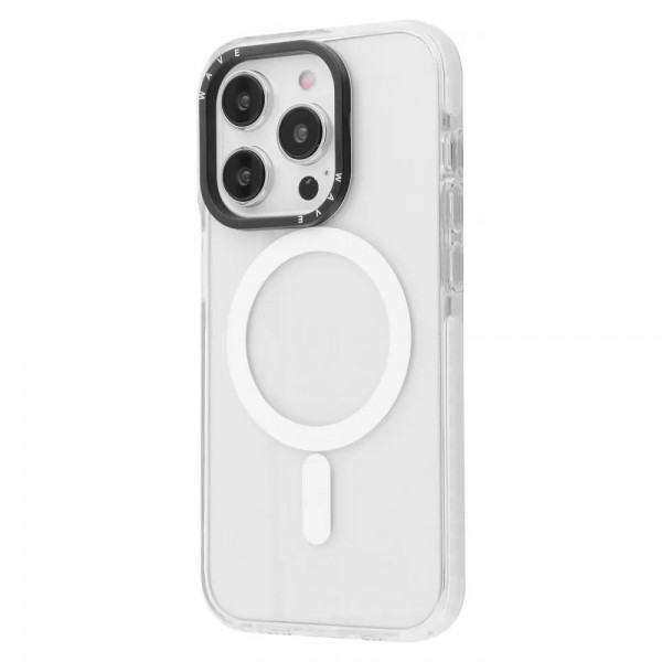 Чохол WAVE Clear Case Side with Magnetic Ring iPhone 14 Pro Max White