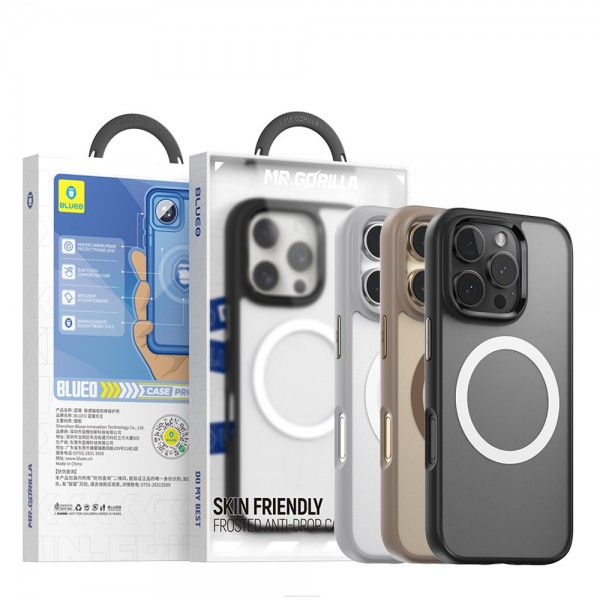 Чохол Blueo Frosted Anti-Drop Case для iPhone 16 Pro Max with MagSafe Black