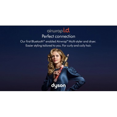 Стайлер для кучерявого волосся Dyson Airwrap id Multi-Styler and Dryer Curly to Coily - Vinca Blue/Topaz (533759-01) EU