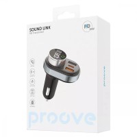 АЗП Proove FM Launcher Sound Link 30W (PD+QC3.0) Type-C+USB