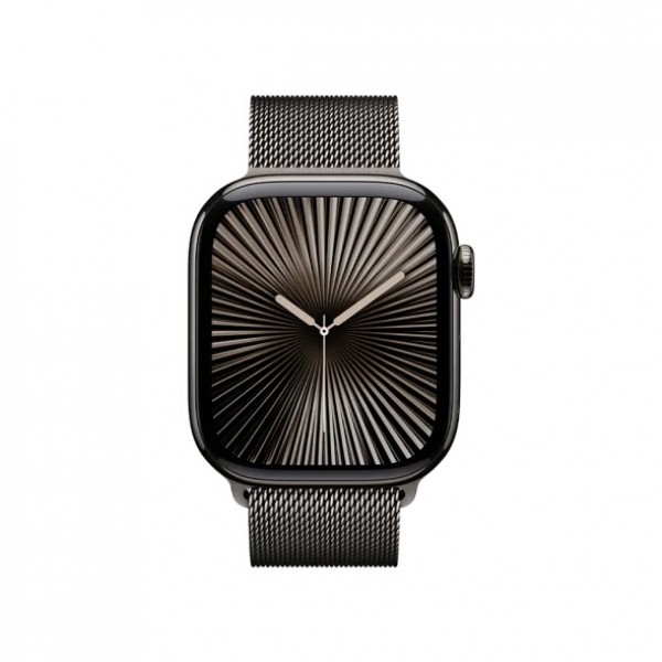 New Apple Watch Series 10 GPS + Cellular 46mm Slate Titanium Case з Slate Milanese Loop - S/M (MC7R4)