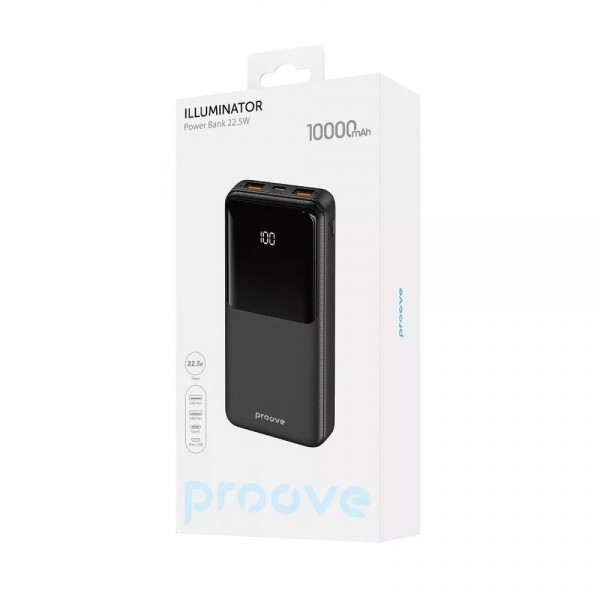 Power Bank Proove Proove Illuminator 22.5W 10000mAh Black