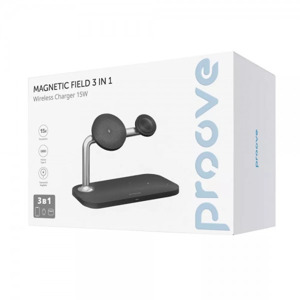 БЗУ Proove Magnetic Field 3 in 1 Black