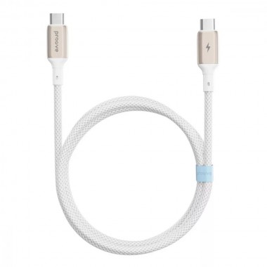 Кабель Proove Dense Metal Type-C to Type-C 60w (1m) White