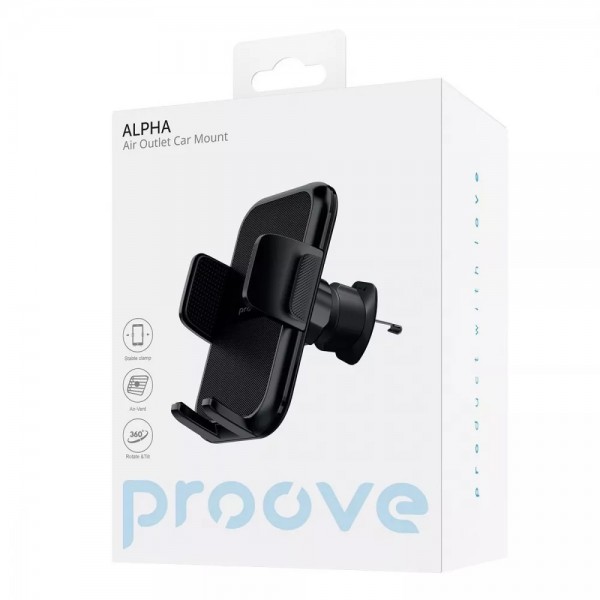 Автоутримувач Proove Alpha Air Outlet Car Mount Black