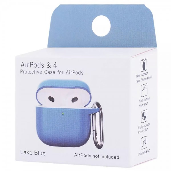 Чохол Silicone Case New для AirPods 4 Black