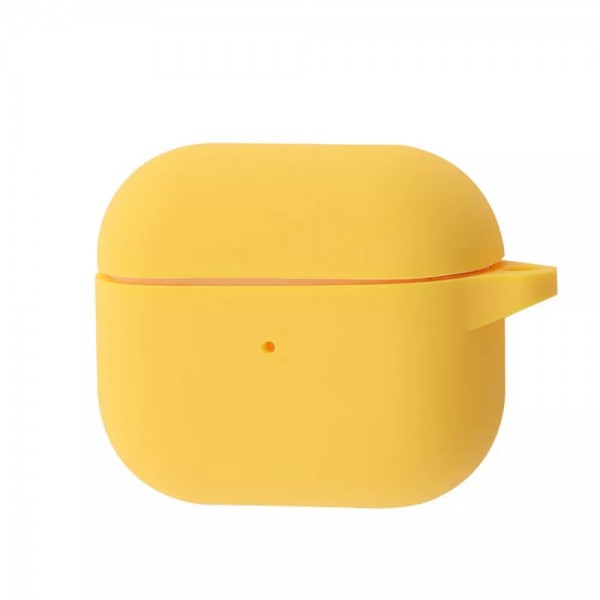 Чохол Silicone Case New для AirPods 4 Yellow