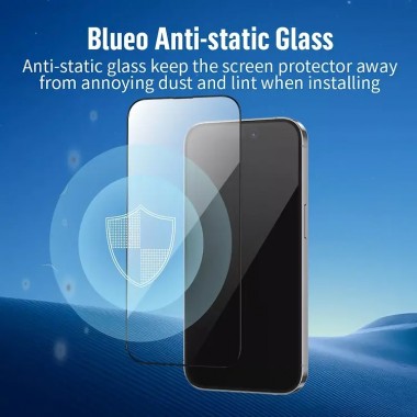 Защитное стекло Blueo 2.5D Silk Full Cover HD Glass for iPhone 16 Pro Max/17 Pro Max