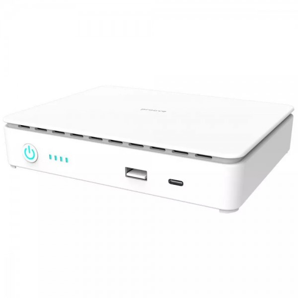 Портативне джерело безперебійного живлення Proove Mini DC UPS 15600mAh White