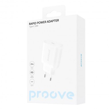 СЗУ Proove Rapid 20W (Type-C) White