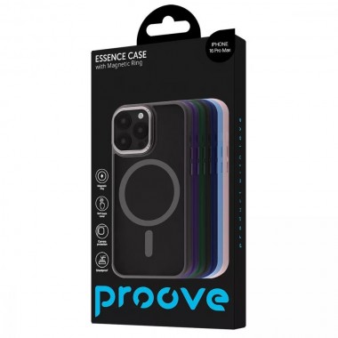 Чехол Proove Essence Case with Magnetic Ring iPhone 16 Pro Max Black