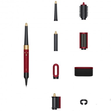 Мультистайлер Dyson Airwrap id Multi-Styler та Dryer Straight to Wavy,Red Velvet/Gold (596926-01)