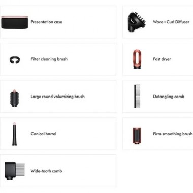 Мультістайлер Dyson Airwrap id Multi-Styler and Dryer Straight to Wavy - Strawberry Bronze/Blush Pink