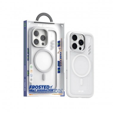 Чохол Blueo Frosted Heat Dissipation Case для iPhone 16 Pro with MagSafe White