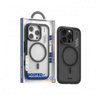 Чохол Blueo Frosted Heat Dissipation Case для iPhone 16 Pro with MagSafe Black