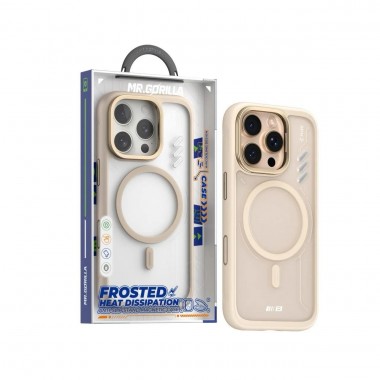Чохол Blueo Frosted Heat Dissipation Case для iPhone 16 Pro Max with MagSafe Gold