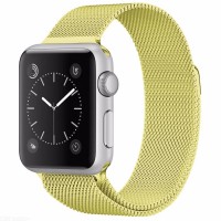 Ремешок Milanese Loop for Apple Watch 38/40/41/42 mm Light Yellow