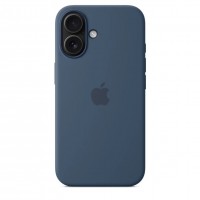 Чехол Silicone Case for iPhone 16 with MagSafe Denim