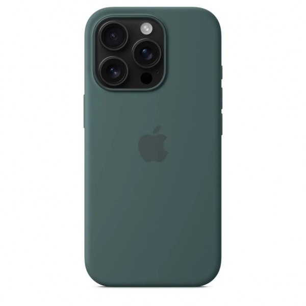 Чохол Silicone Case для iPhone 16 Pro with MagSafe Lake Green