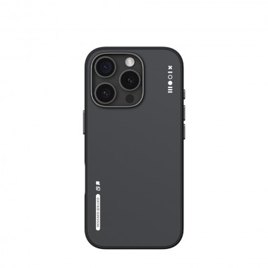 Чехол Blueo Dual Color Liquid Silicone Case for iPhone 16 Pro with MagSafe Black
