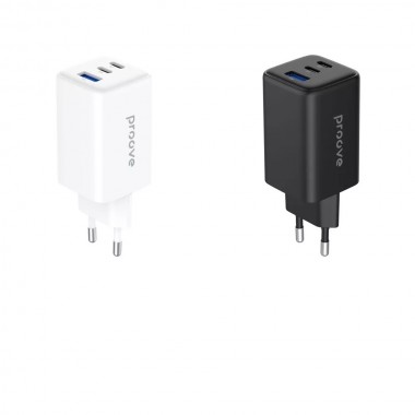 СЗУ Pocket GaN 65W (2Type-C+USB) Black