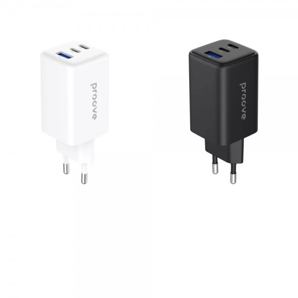 СЗУ Pocket GaN 65W (2Type-C+USB) Black