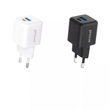СЗУ Proove Pocket GaN Plus 25W (Type-C+USB) black