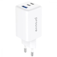 СЗУ Pocket GaN 65W (2Type-C + USB) White