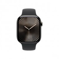 Б/У Apple Watch Series 10 GPS 46mm Jet Black Aluminium Case with Black Sport Band - M/L (MWWQ3/US)