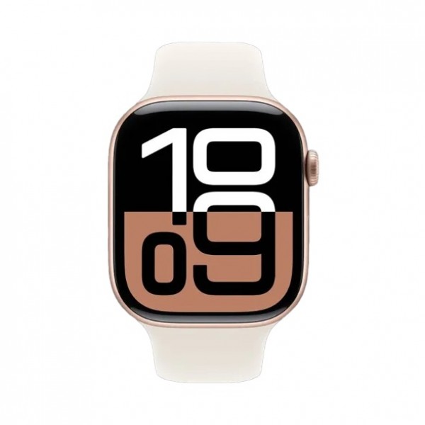 Б/У Apple Watch Series 10 GPS + Cellular 42mm Rose Gold Aluminium Case with Light Blush Sport Band M/L