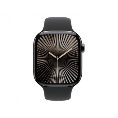 Б/У Apple Watch Series 10 GPS + Cellular 42mm Slate Titanium Case with Black Sport Band M/L