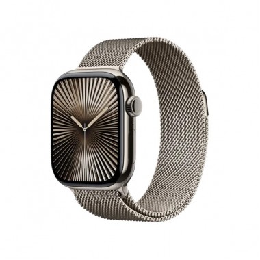 Б/У Apple Watch Series 10 GPS + Cellular 46mm Natural Titanium Case з Natural Milanese Loop S/M