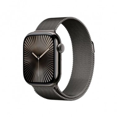 Б/У Apple Watch Series 10 GPS + Cellular 46mm Slate Titanium Case з Slate Milanese Loop M/L