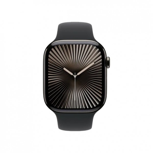 Б/У Apple Watch Series 10 GPS + Cellular 42mm Jet Black Aluminium Case з Black Sport Band M/L