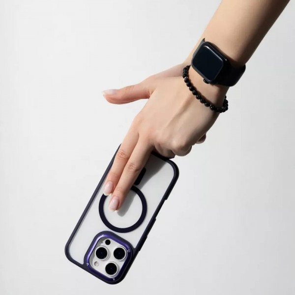 Чохол Proove Clear Essence Case with Magnetic Ring iPhone 13 Deep Purple