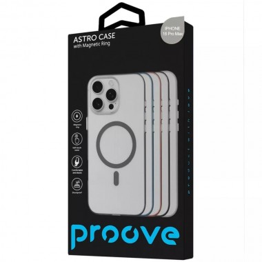 Чехол Proove Astro Case with Magnetic Ring iPhone 16 Pro Max Grey