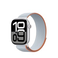 Blueo Woven Nylon Sport Band for Apple Watch 42/44/45/46/49 mm Grey
