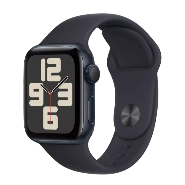 Apple Watch SE 2 2024 44mm GPS Midnight Aluminium Case w. Midnight Sport Band - S/M MXEJ3