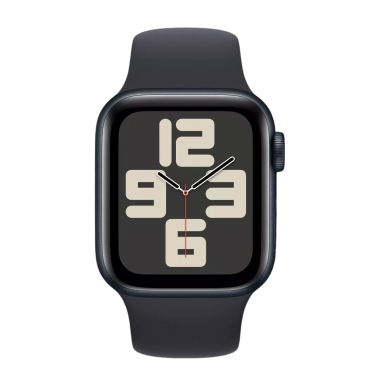 Apple Watch SE 2 2024 44mm GPS Midnight Aluminium Case w. Midnight Sport Band - S/M MXEJ3