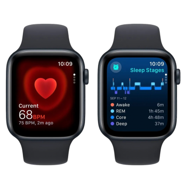 Apple Watch SE 2 2024 44mm GPS Midnight Aluminium Case w. Midnight Sport Band - S/M MXEJ3