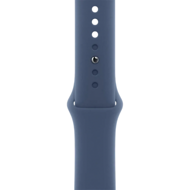 Apple Watch SE 2 2024 44mm GPS Silver Case with Denim Sport Band M/L MXER3