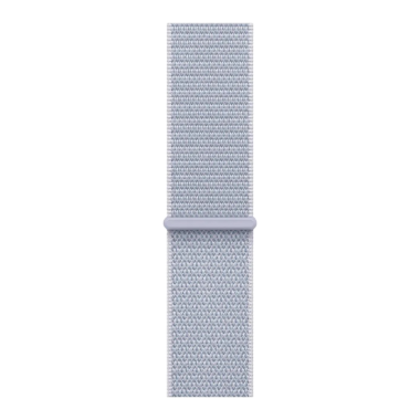 Apple Watch SE 2 2024 44mm GPS Silver Aluminium Case w. Blue Cloud Sport Loop MXET3