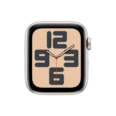Apple Watch SE 2 2024 40mm GPS Starlight Case with Starlight Band M/L MXEG3