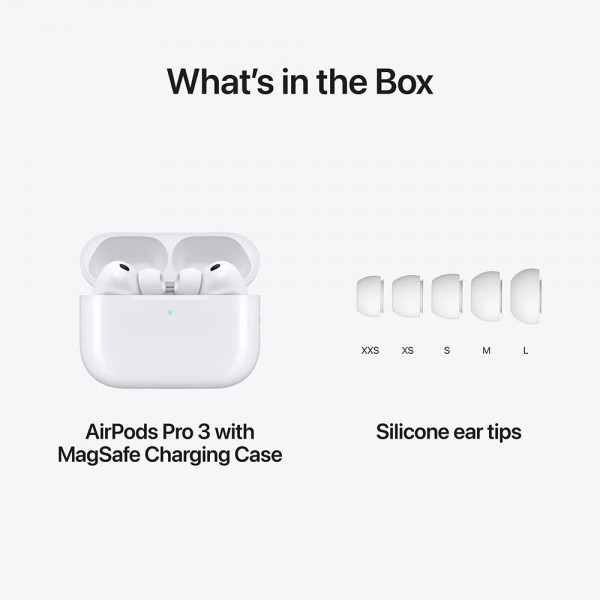 AirPods Pro 3 with MagSafe Charging Case USB-C 2025 AirPods Pro 3 with MagSafe Charging Case USB-C 2025