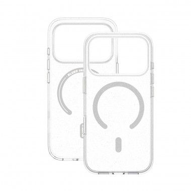 Чехол Blueo Crystal Drop PRO Case for iPhone 17 Pro with MagSafe Glitter Transparent