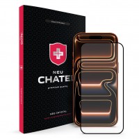 Защитное стекло +NEU Chatel Corning Gorilla Glass with Mesh for iPhone 17/17 Pro Front Black