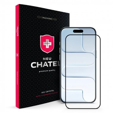 Захисне скло +NEU Chatel Corning Gorilla Glass with Mesh for iPhone 17 Air Front Black